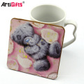 Custom promotion gift absorbent paper coffee coaster